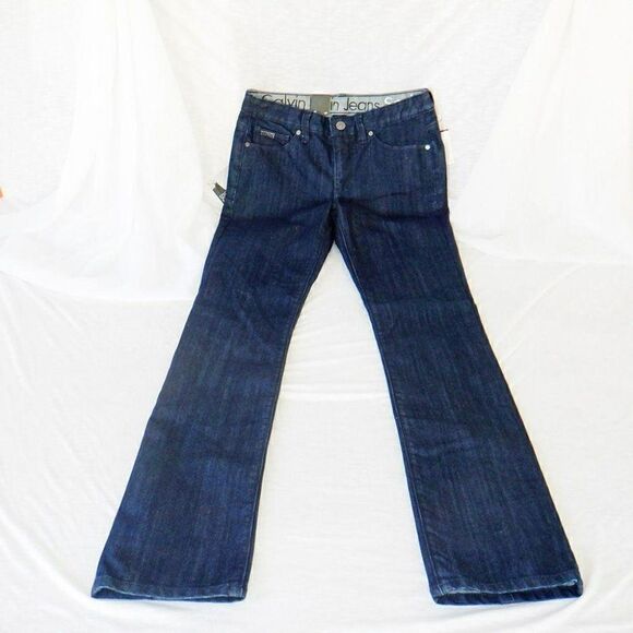 Calvin Klein dk blue skinny leg jeans NWT - Picture 4 of 5